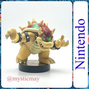 NINTENDO Super Smash Bros BOWSER Amiibo Figure Super Mario for Switch 3DS Wii U
